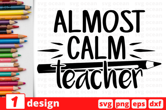 Almost Calm Teacher: Graphics for Crafts & Branding