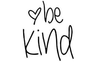 Be Kind Graphics for Crafts Branding