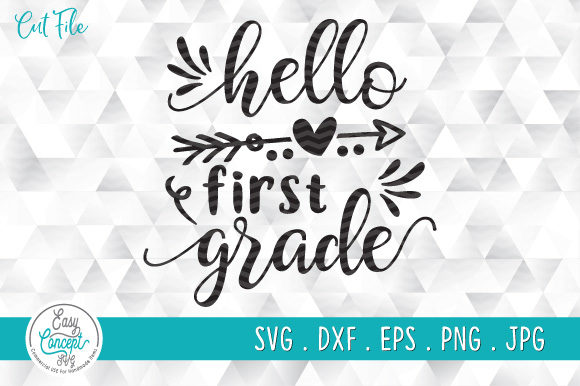 Hello First Grade Graphics for Crafts