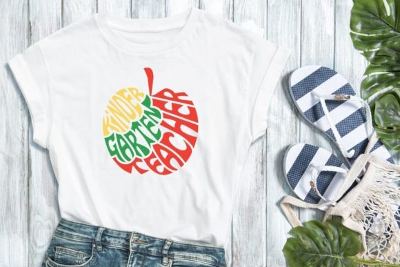 Kindergarten Teacher Apple SVG: Graphics for Crafts