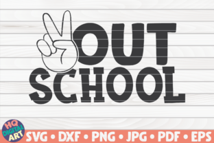 Peace out School Bundle: Graphics for Crafts