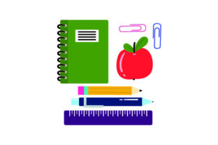 Review: Notebook, Apple, Pencil, Pen Embroidery Set