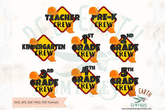 School Construction Crew Bundle: Graphics for Crafts