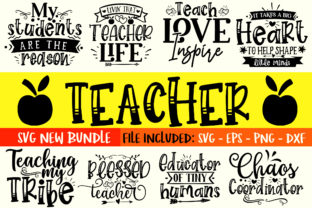 Teacher Design Bundle: Graphics for Crafts & Branding