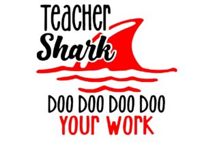 Teacher Shark Graphics for Crafts & Blogs